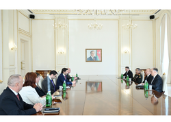 Prezident Slovakiya Baş nazirinin müavininin başçılıq etdiyi nümayəndə heyətini qəbul edib - FOTO