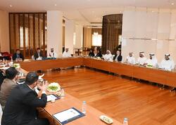 Azərbaycan - Birləşmiş Ərəb Əmirlikləri Birgə Biznes Şurasının həmsədrlərinin ilk iclası keçirilib - FOTO