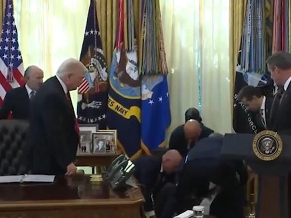 Ağ Evdə ürəyi getdi - aləm bir-birinə dəydi - <span class="color_red">VİDEO - FOTO</span>