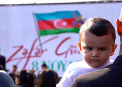 Cəbrayıl şəhərində Zəfər Günü qeyd olunub - FOTOlar