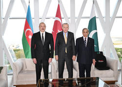 İlham Əliyevin, Ərdoğanın və Şahbaz Şərifin üçtərəfli görüşü olub - <span class="color_red">FOTO</span>