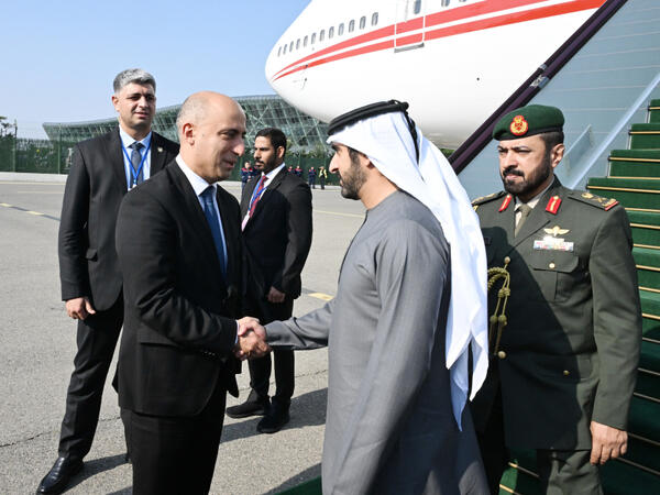 Birləşmiş Ərəb Əmirliklərinin Baş nazirinin müavini Azərbaycana səfərə gəlib - FOTO