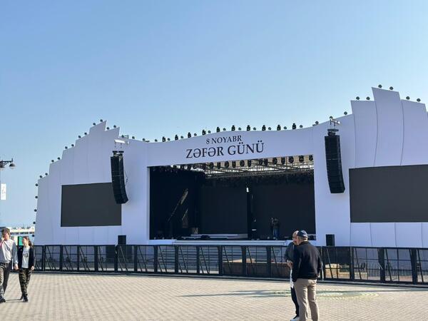 Bulvarda Zəfər Günü ilə bağlı konsert keçiriləcək - FOTO