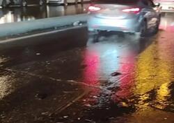 Bakıda kanalizasiya xəttində qəza - Küçəyə çirkab su axır