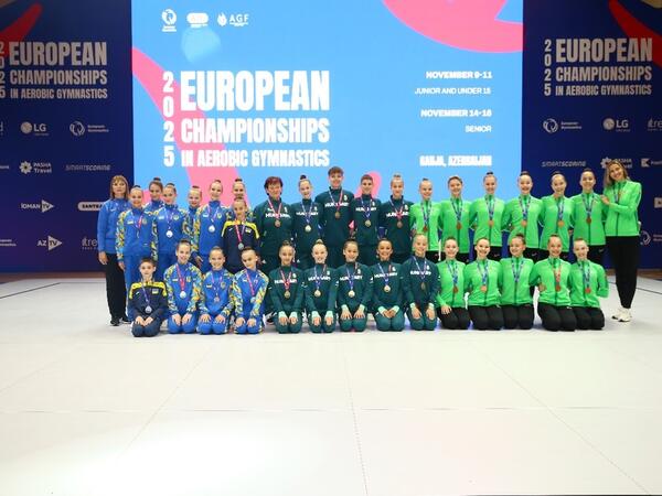 Gəncədə aerobika gimnastikası üzrə Avropa çempionatı davam edir - FOTO