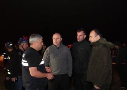 Gürcü nazir hadisə yerindədir - <span class="color_red">FOTO</span>