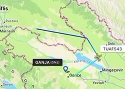 Qəzaya düşən təyyarə Gəncəyə bu gün gəlibmiş