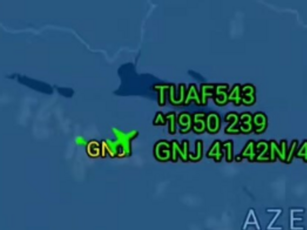 Qəzaya uğrayan C-130 təyyarəsinin uçuş trayektoriyası - <span class="color_red">VİDEO</span>