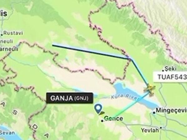 Qəzaya düşən təyyarə Gəncəyə bu gün gəlibmiş