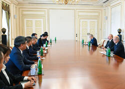 İlham Əliyev Lü Cünün başçılıq etdiyi nümayəndə heyətini qəbul edib - FOTO