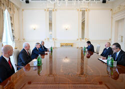 Prezident ABŞ-ın İsa Məsihin Sonuncu Gün Müqəddəsləri Kilsəsinin nümayəndə heyətini qəbul edib - FOTO