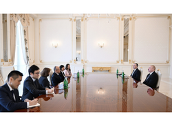 Prezident İlham Əliyev Asiya İnkişaf Bankının nümayəndə heyətini qəbul edib - FOTO