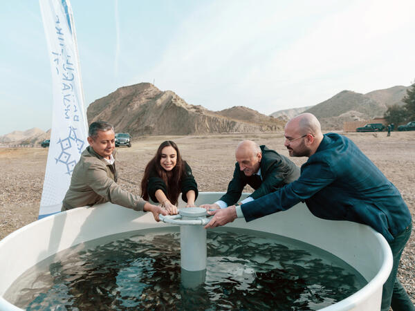 Leyla Əliyeva Mingəçevirdə ekoloji aksiyalarda iştirak edib - FOTO