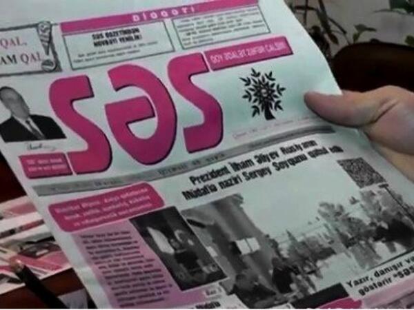 &quot;Səs&quot; qəzeti bağlanır