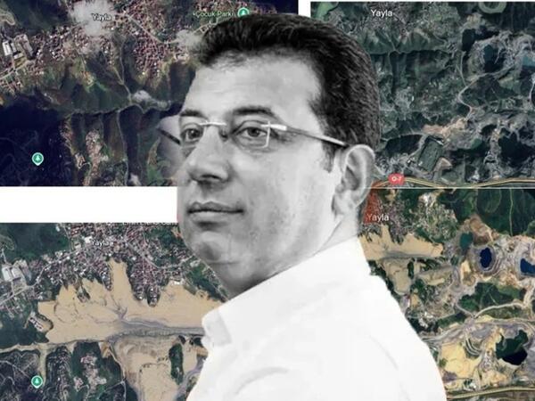 İmamoğlunun qanunsuz əməllərinin peyk görüntüləri yayıldı - <span class="color_red">VİDEO</span>