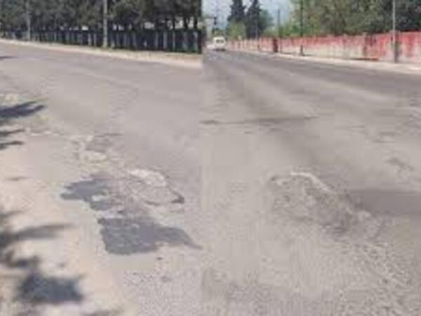 Bakıda yollarda yaranan çuxurlar sürücələri ziyana salır - VİDEO