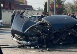 Ağcabədidə ağır qəza - sürücü öldü - <span class="color_red">YENİLƏNİB - FOTO</span>