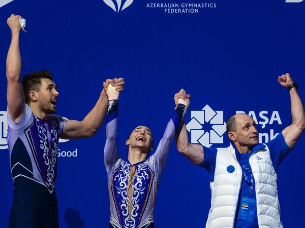 Gimnastlarımız Avropa çempionu olublar - FOTO