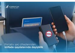 AZAL şarj cihazlarından istifadə qaydalarına dəyişiklik edir