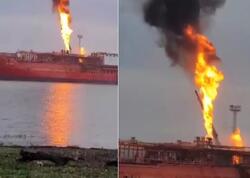 Türk gəmisi dronla vuruldu - 16 nəfər təxliyə edildi