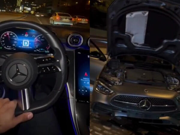 Hidayət həmin “Mercedes”lə qəza törətdi - DYP xəbərdarlıq etdi - VİDEO