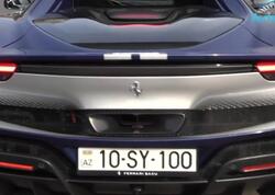 &quot;Ferrari&quot; ilə reyddə saxlanıldı, 50 manat cərimə yazıldı - 10-SY-100-ün sürücüsü kimdir? - VİDEO