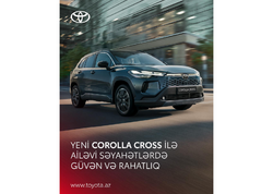 Yeni &quot;Corolla Cross&quot; yenilənmiş SUV üslubu ilə qarşınızdadır