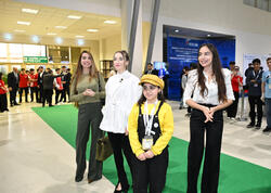 Leyla Əliyeva Beynəlxalq STEAM Azərbaycan Festivalını ziyarət edib - <span class="color_red">FOTO</span>