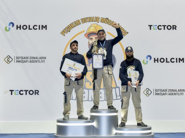 Holcim Azərbaycan ölkənin ən yaxşı ustasını seçdi - FOTO