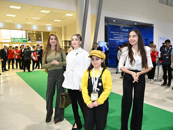 Leyla Əliyeva Beynəlxalq STEAM Azərbaycan Festivalını ziyarət edib - <span class="color_red">FOTO</span>