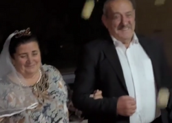 Evliliklərin 50 illiyini qeyd edən cütlük gündəm oldu - <span class="color_red">VİDEO</span>