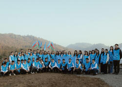 Leyla Əliyeva, Arzu Əliyeva və Alena Əliyeva Lənkəranda ekoloji aksiyalarda iştirak ediblər - FOTO