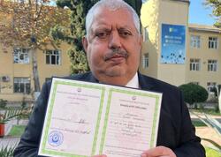 62 yaşında məzun oldu