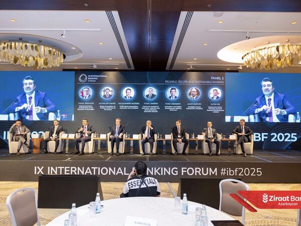 Ziraat Bank Azərbaycan IX Beynəlxalq Bankçılıq Forumunun tərəfdaşı və iştirakçısı olub! - FOTO