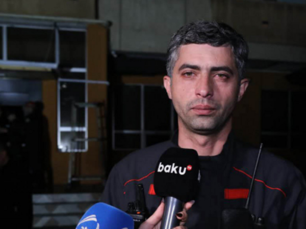 FHN: Yanğın binanın elektrik şaxtasında baş verib