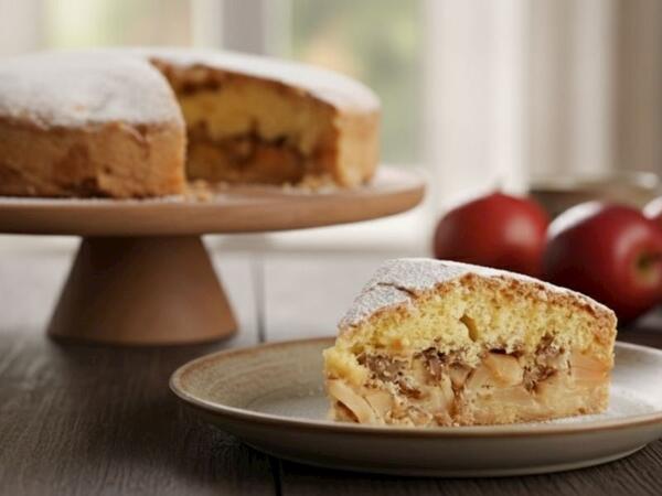 Almalı Şarlotta – Asan hazırlanan, ləzzətli şirniyyat resepti