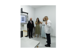 Leyla və Alena Əliyevalar Lənkəranda Baytarlıq Klinikası ilə tanış olublar - FOTO