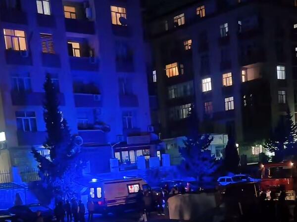 Binəqədi Gənclər Şəhərciyində yanğın oldu