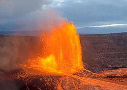 Dünyanın ən aktiv vulkanlarından biri olan Kilauea yenidən püskürdü