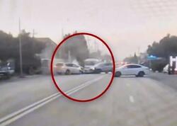Qəfil manevr ağır qəzaya səbəb oldu – ANBAAN VİDEO