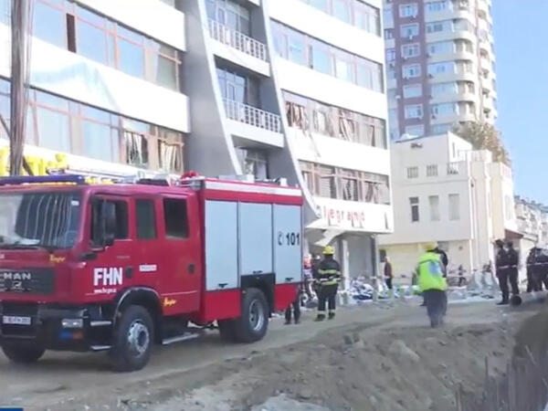 Bakıda obyektdə partlayış baş verib, 7 nəfər xəsarət alıb - YENİLƏNİB - FOTO