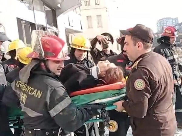 Partlayışda yaralananlar belə xilas olundu - VİDEO