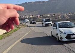 Bakıda yolda təhlükəli vəziyyət - Qəza riski var - VİDEO