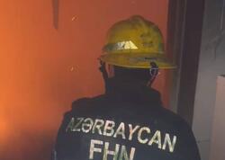Nərimanovda ev yandı - Xəsarət alanlar var