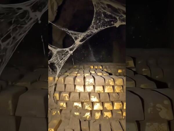 &quot;Qızıl külçələri&quot; ilə dolu mağara aşkarlandı - VİDEO