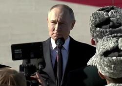 Putin hərbçiləri türk dilində salamladı - VİDEO