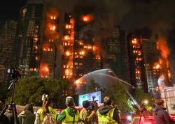 Honq Konqda dəhşətli yanğında 36 ölü, 100-lərlə itkin var - <span class="color_red">FOTO</span>