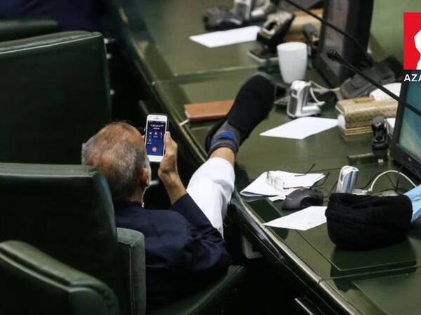 İranda parlamentdə çəkilən görüntülər müzakirələrə səbəb oldu - <span class="color_red">FOTOlar</span>