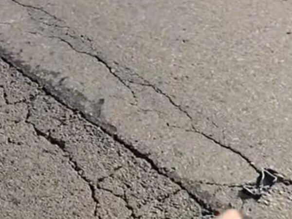 &quot;Sədərək&quot; istiqamətində yolda dəmirlər var - Təkərlərə zərər vurur