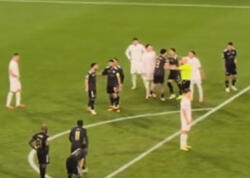 “Qarabağ”- “Napoli” oyununda gərgin anlar - VİDEO